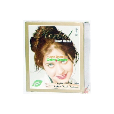 Herbal Brown Henna 6 Pouches X 10 gm