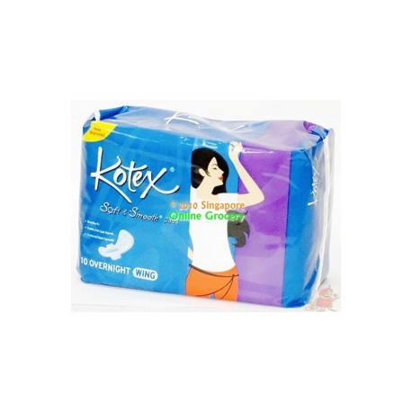 Kotex 10 Over Night Wing 10 Pads