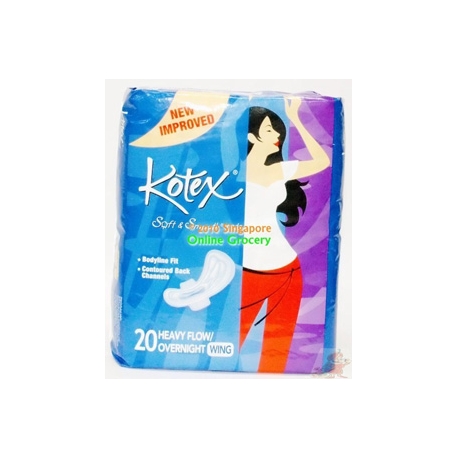 Kotex Heavy Flow 20 Over Night Wing 20 Pads