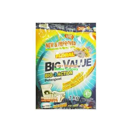 UIC Floral Big Value Bio-3-Action Detergent Powder 1 kg